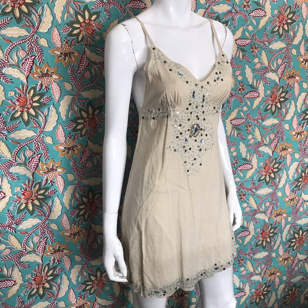 Brazilian Hand-Made Crochet Demi Dress (NWOT) plus Slip-Dress (2 Pc) Size Small - Picture 16 of 17
